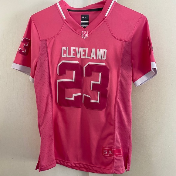 NFL Tops - Cleveland Browns Pink Joe Haden Jersey